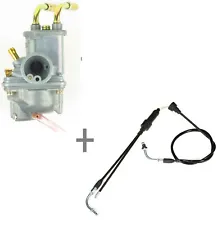 Carburetor W/ Gas Throttle Cable fits YAMAHA YF60 QT50 PW50 bike Carb US Seller