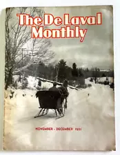 1951 Magazine The Delaval Monthly Agriculture Dairy Farm Milk Equipment