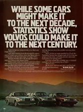 1984 Volvo 240 Turbo Sedan Wagon Could Make it to Next Century VINTAGE PRINT AD