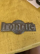 New ListingVintage Ironrite Home Appliance Nameplate Logo Badge Emblem Plaque