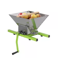 Fruit Crusher, 7L(1.8 Gal) Manual Juicer Grinder Large Capacity Fruit Scratter