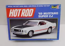 REVELL Hot Rod '69 Mustang Super CJ Model Kit #7121 1/25 Open Box Sealed Parts