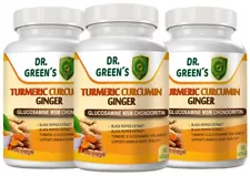 Turmeric Curcumin 1600 mg Ultra High Absorption Extra Strength 300 ct- 3 PACK