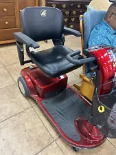 Golden Companion (3-wheel) Mid Size Portable Mobility Electric Scooter Red