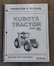 KUBOTA OPERATOR'S / OWNERS MANUAL - TRACTOR - MODEL M95S M105S