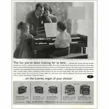 1961 Lowrey Organs: Fun Youve Been Looking For Is Here Vintage Print Ad