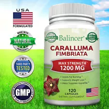 Caralluma Fimbriata - 1200mg Max Strength, Assists Fat Burning,Weight Loss