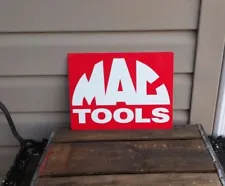 Mac Tools Metal Sign Auto Garage Shop Tool Box Decor Advertising 9x12 50069