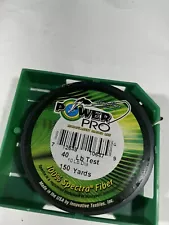 Power Pro Microfilament Braided Line 40 lbs 150 Yards Green