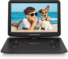 17.9" Portable DVD Player 15.6" HD Swivel Screen Car Charger Remote Control