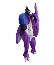 Inflatable Costume Kids Inflatable Halloween Dinosaur Ride On Size 10-12 Purple