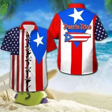 SALE Puerto Rico Flag Best Gift Hawaiian Shirt Size S-5XL