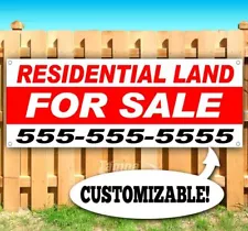 RESIDENTIAL LAND FOR SALE Advertising Vinyl Banner Flag Sign CUSTOM PH#