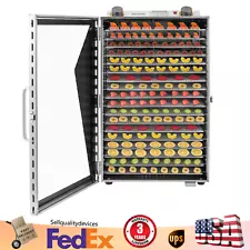 Food Dehydrator For Fruit 18 Trays Deshidratador De Alimentos Home Use 600W NEW