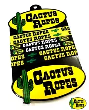 Cactus Ropes Elastic Lariat Rope Holder 6 Pack w/Display Card New