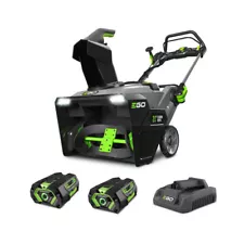 Ego Power+ Snow Blower 21'' Single Stage With Two 4.0Ah Batteries