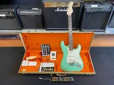 WHOA! Fender Jeff Beck Stratocaster Surf Green American MIA RH Electric Guitar