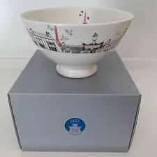 New Cafe au lait Bowl ( Coffee Bowl ) , Ca c est Paris pattern GIEN, France