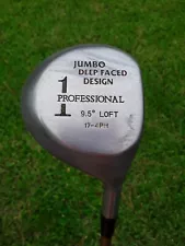 Professional 9.5º Loft Driver Jumbo Deep Faced Design, graphite S flex Right H