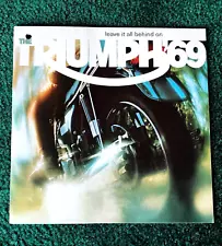 1969 TRIUMPH MOTORCYCLE BROCHURE TRIDENT BONNEVILLE TROPHY-650 500 DAYTONA T100C