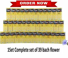 Set of 40 bach flower New Life Bach Flower Remedies Kit (30ml) 1Set Complete