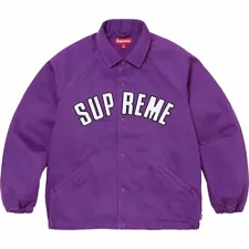 Supreme Arc Denim Coaches Jacket Purple Size XL