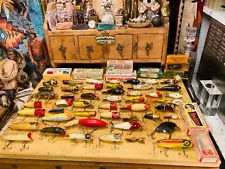 New Listing( 50 ) WOOD LURES LOT / BOXES