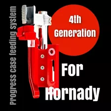 Hornady Progress Case Feeder. 4th Generation. Most Reliable and Compact Solution