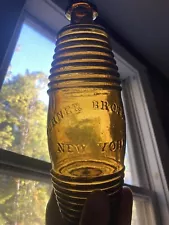 Antique Barrel Bottle READ