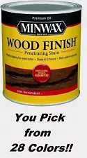 1/2 Pt Minwax WOOD FINISH PENETRATING STAIN Semi-Transparent Oil-Based PCK COLOR