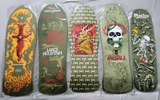 Set Lot of 5 Bones Brigade Powell Series 13 reissue skateboard decks Cab NO HAWK