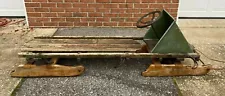 Vintage Antique Fleet Wing Fleetwing Bobsled Bob Sled 1900's 1920's Snow Sled