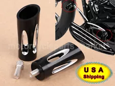 Pair Black Cut Toe Shifter Peg For Harley Touring Street Electra Glide Softail (For: More than one vehicle)