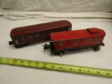 O SCALE RAILROAD TRAIN ROLLING STOCK FREIGHT & PASSENGER LIONEL METAL CARS