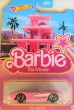 Hot Wheels Barbie The Movie 1956 Corvette Pink--FREE S&H