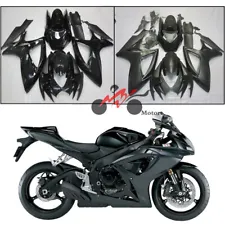 Fairing Kit Fit for Suzuki GSXR 600 750 2006-2007 Glossy Matte Black ABS Frame