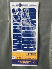 2018-19 & 2019-20 Golden State Warriors FULL tickets - Season version more added