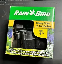 Rain Bird CP100 In-Line Automatic Sprinkler Valve - Black 1"