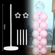 Large Balloon Arch Set Column Stand Base Frame Kit Birthday Wedding Party Decor