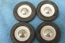 Tires and rims for 1/18 scale cars or trucks