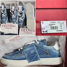 Valentino mens Denim sneakers Size 11