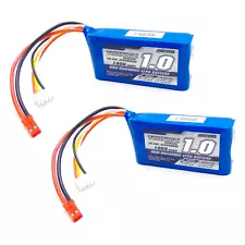 2pcs Turnigy 1000mAh 3S LiPo Battery Pack 11.1V 20C 30C JST Connector Plug