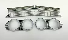 1970 Torino Cobra Grill Headlight Bezels 429 Super Cobra Jet Excellent Original