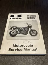 2001 Kawasaki ZRX1200R ZRX1200S ZRX1200 Motorcycle Service Manual 99924-1266-01