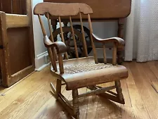 antique childs rocking chair