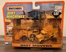 Matchbox Dirt Machines Dirt Movers Dump Truck +Wheel Loader Preowned