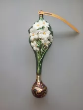 Smith Hawken Amaryllis Bulb Christmas Ornament Fr Shipping