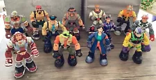 Rescue Heroes Action Figure Mattel Fisher Price 6" Lot of 12 Figures 2000-2004