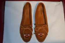 New Womens Leather Moccasins - Size 12