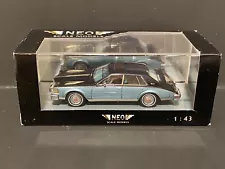 1/43 Neo Scale Models - 1981 Cadillac Seville MKII - Two Tone Blue Metallic